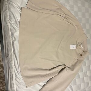 J. Jill Cream Button-Up Blouse